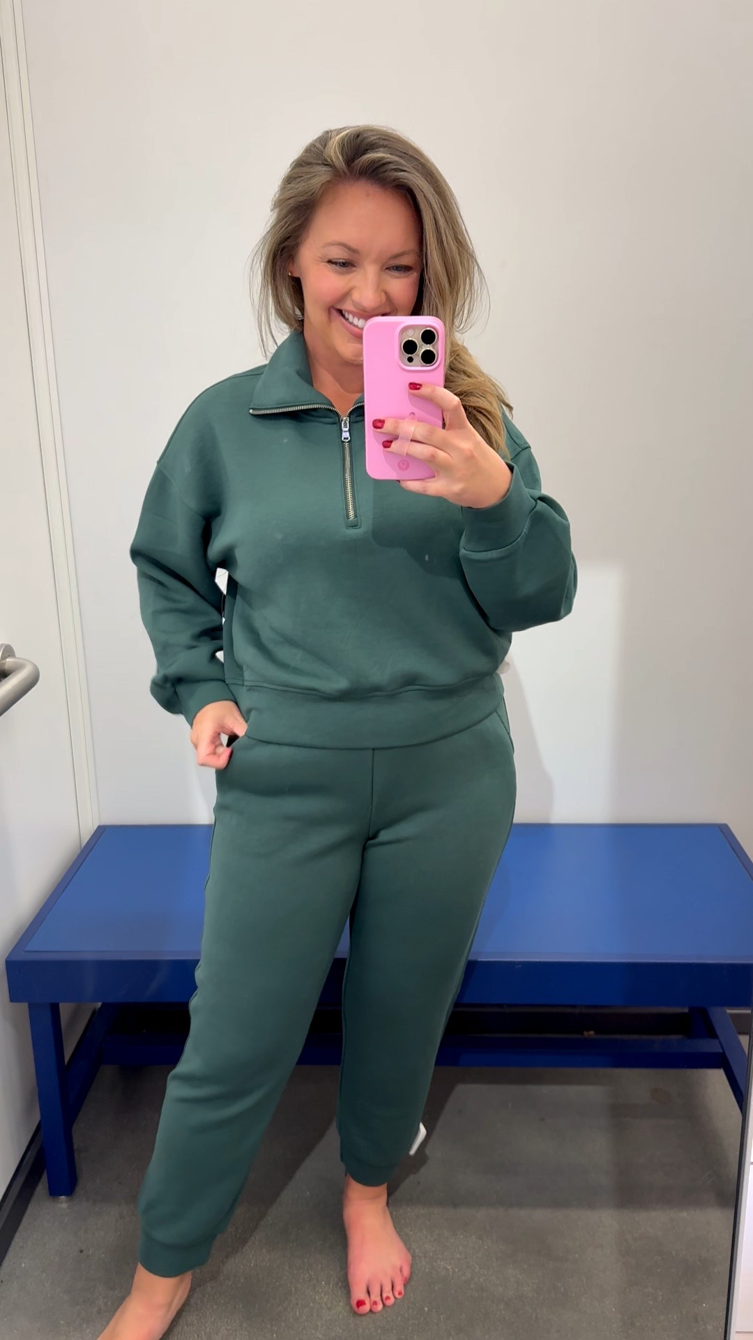 Love this new bounce fleece active pieces from Old Navy and this COLOR!! so good! I am 5'5" size 8/10 Wearing Mediums ( I am not a fan of joggers on my pear shaped body so I will be getting the wide leg pants instead!)

comfy sweatpants, pullover, quarter zip, old navy active, sweatsuit, active wear, matching set, fleece set

 

 #LTKHoliday #LTKActive #LTKMidsize