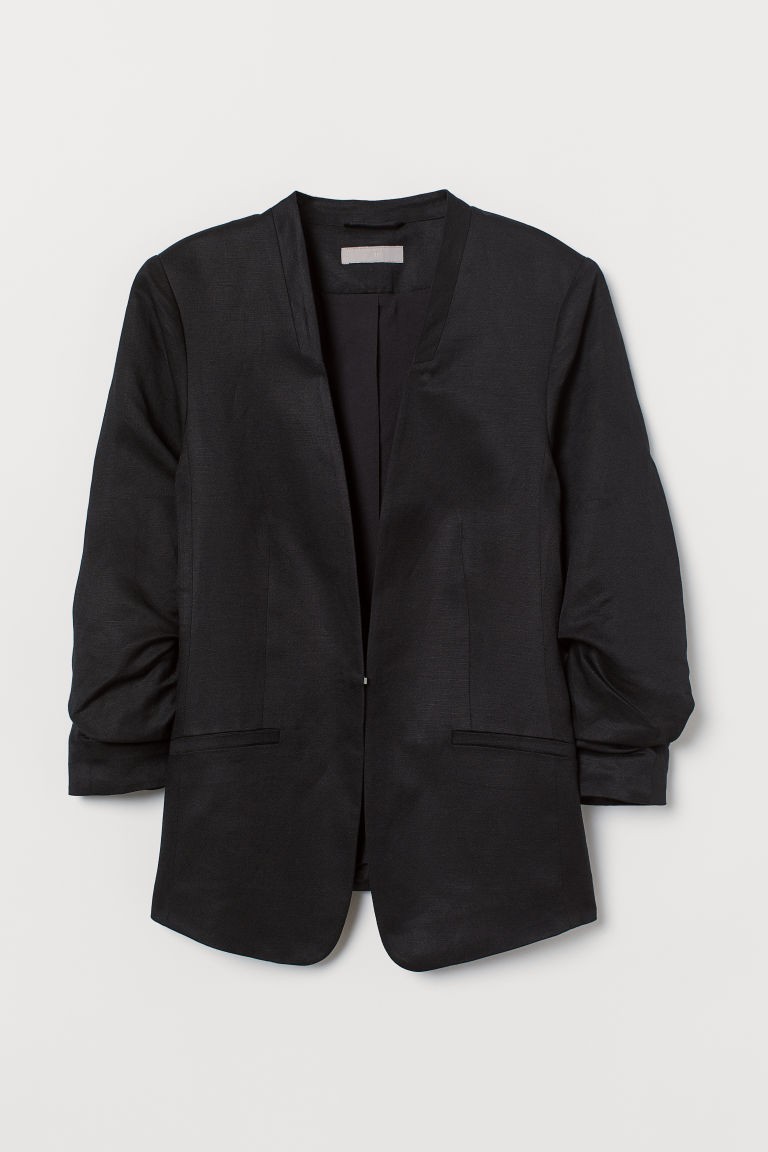 Linen-blend Jacket | H&M (US + CA)