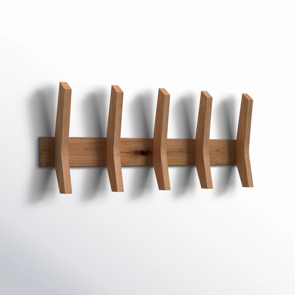 Sifford Solid Wood Wall 5 - Hook Wall Mounted Coat Rack | Wayfair North America