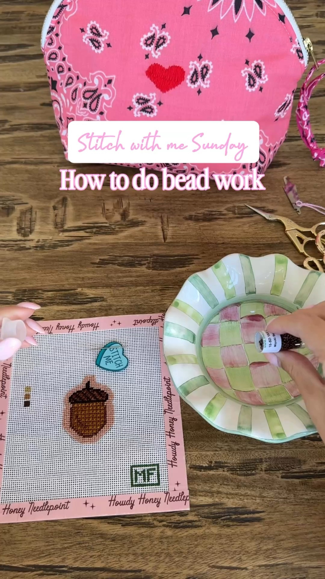 Needlepoint. | how to | tutorial | grandma hobbies | 

#LTKdayinmylife #LTKstorytime #LTKvlog