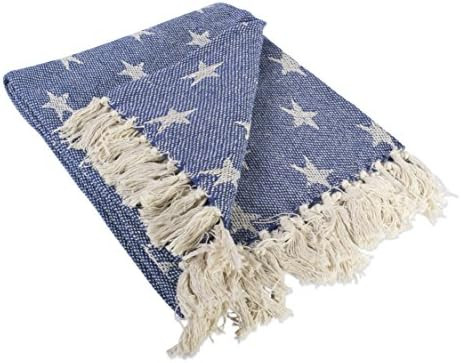 DII 4TH of July Patriotic Throw Blanket with Decorative Tassles, Use for Chair, Couch, Bed, Picni... | Amazon (US)
