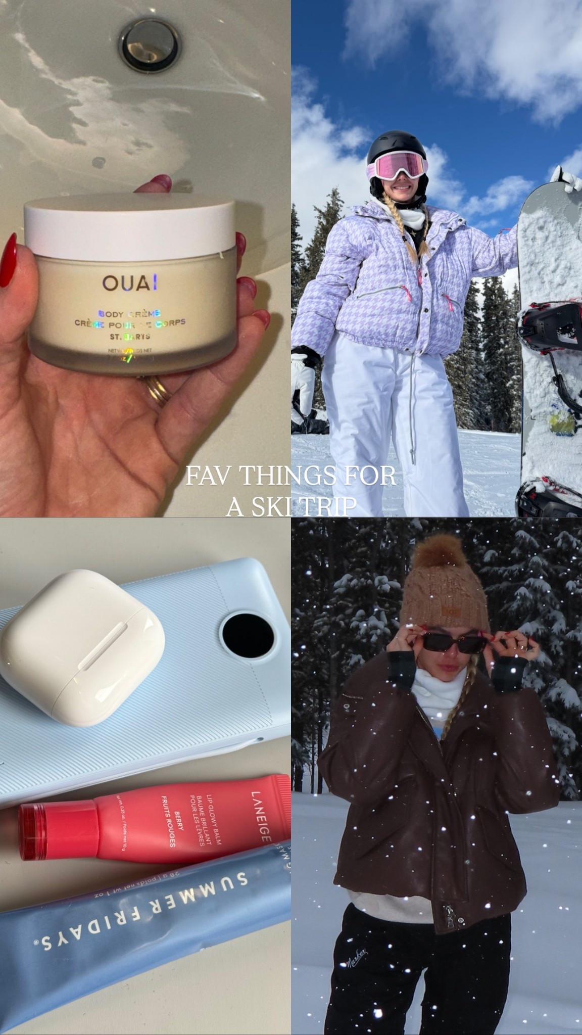 all the essentials for a ski trip ❄️✨

#LTKselfcare #LTKmorningroutine #LTKTravel