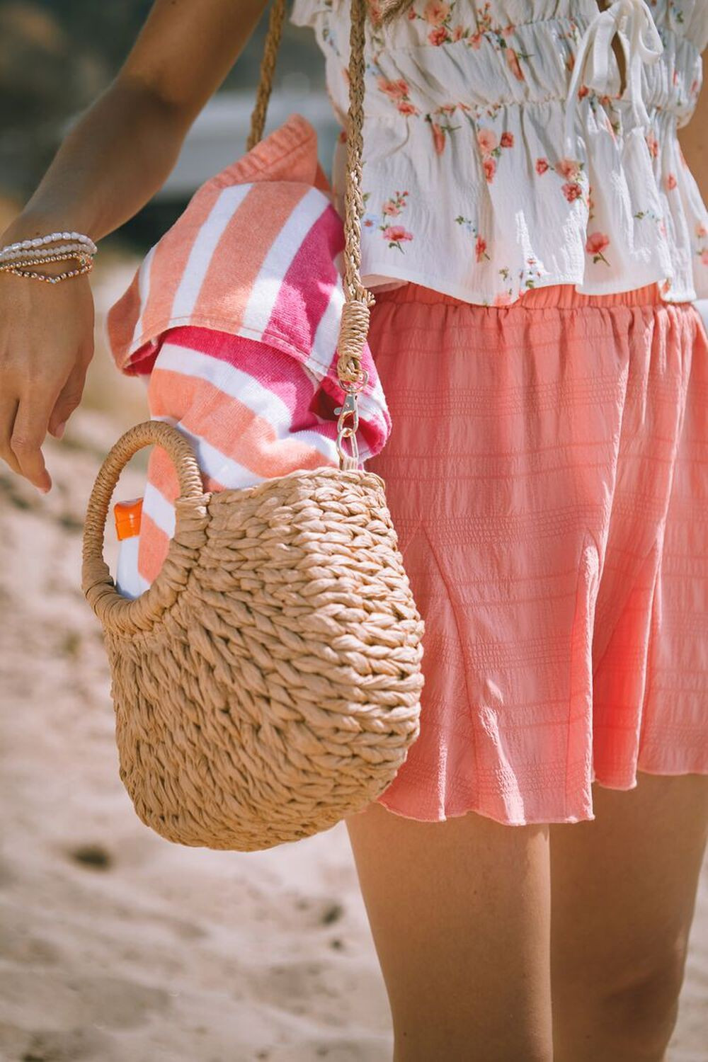 Basketwoven Straw Tote Bag | Forever 21 (US)