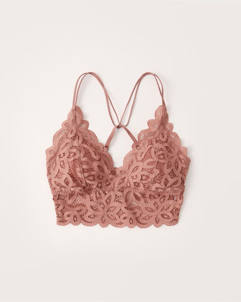 Lace Longline Bralette | Abercrombie & Fitch (US)