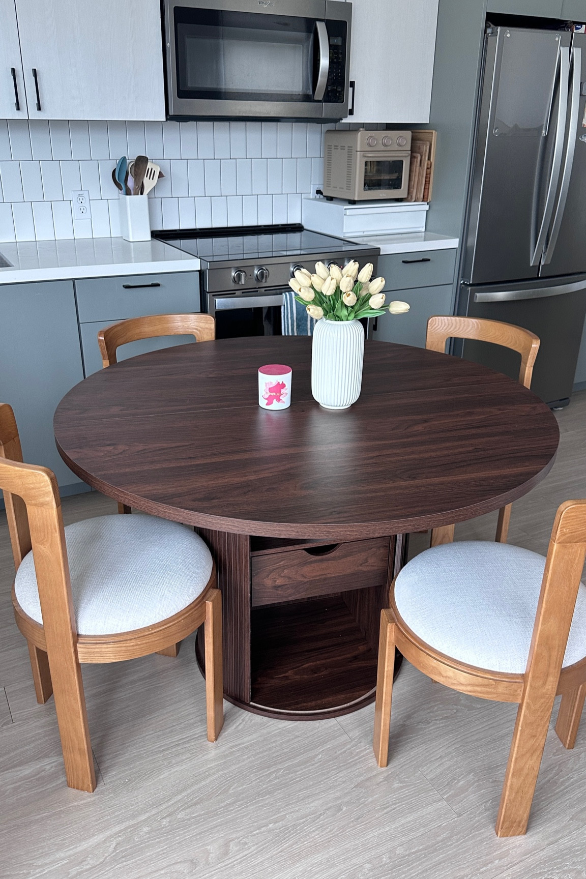 Hidden Storage Round Dining Table

#LTKHome
