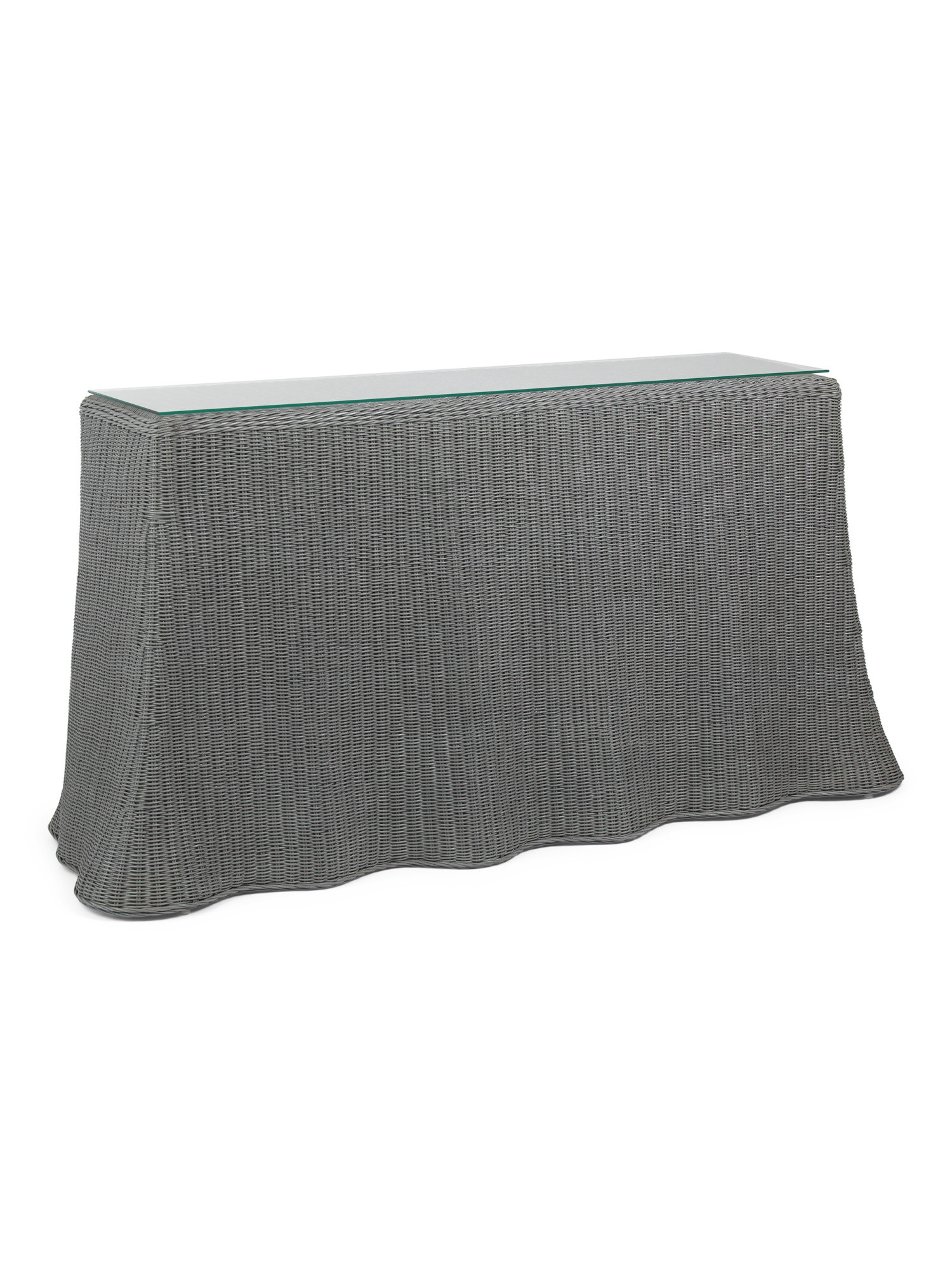37x74x25 Savannah Handwoven Console | TJ Maxx