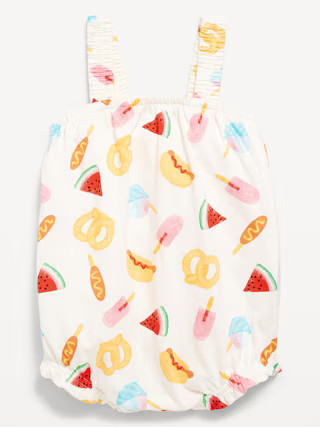 Printed Sleeveless One-Piece Romper for Baby | Old Navy (US)
