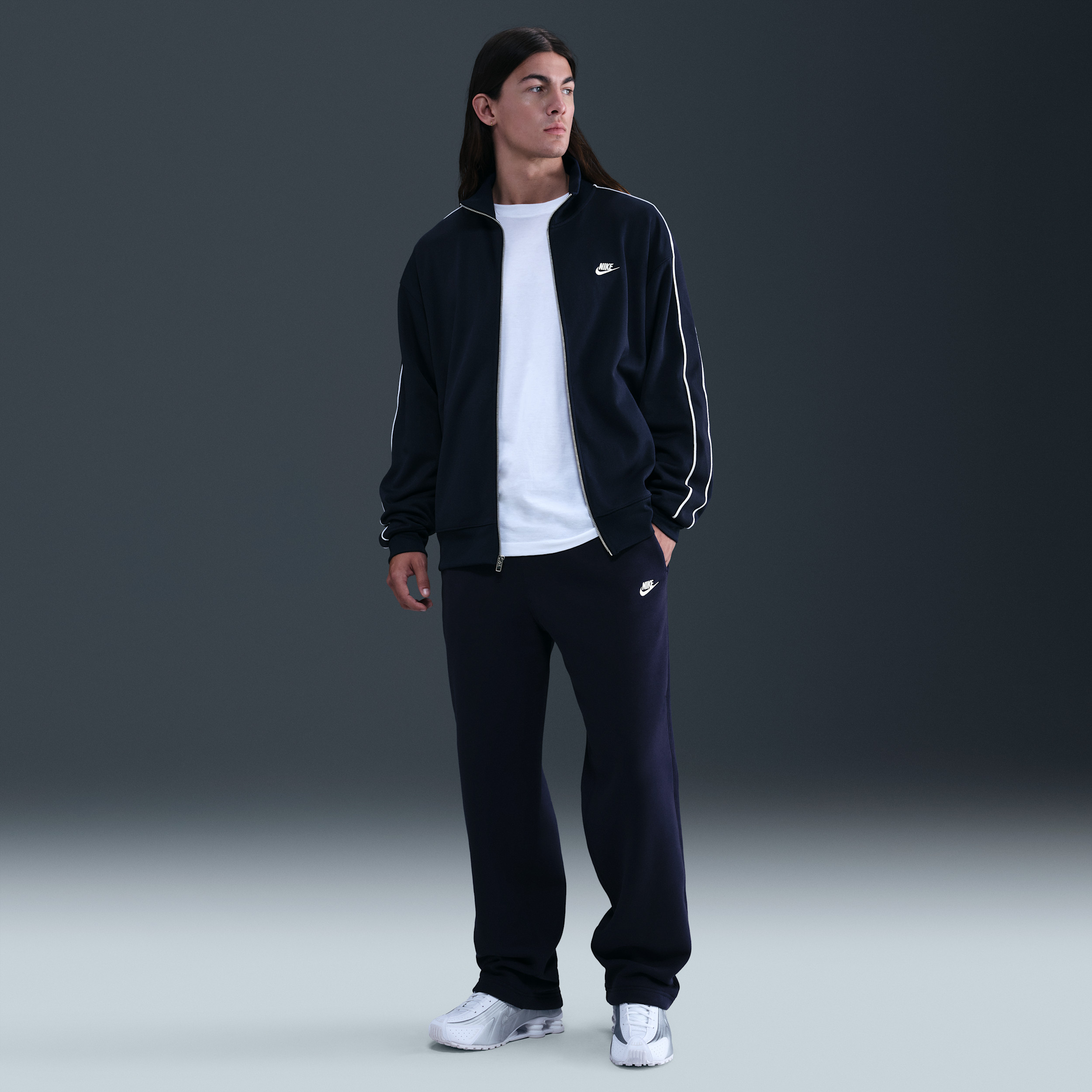 Men's Nike Sportswear Club Fleece Bungee Pants in Blue | IF0488-451 | Nike (US)