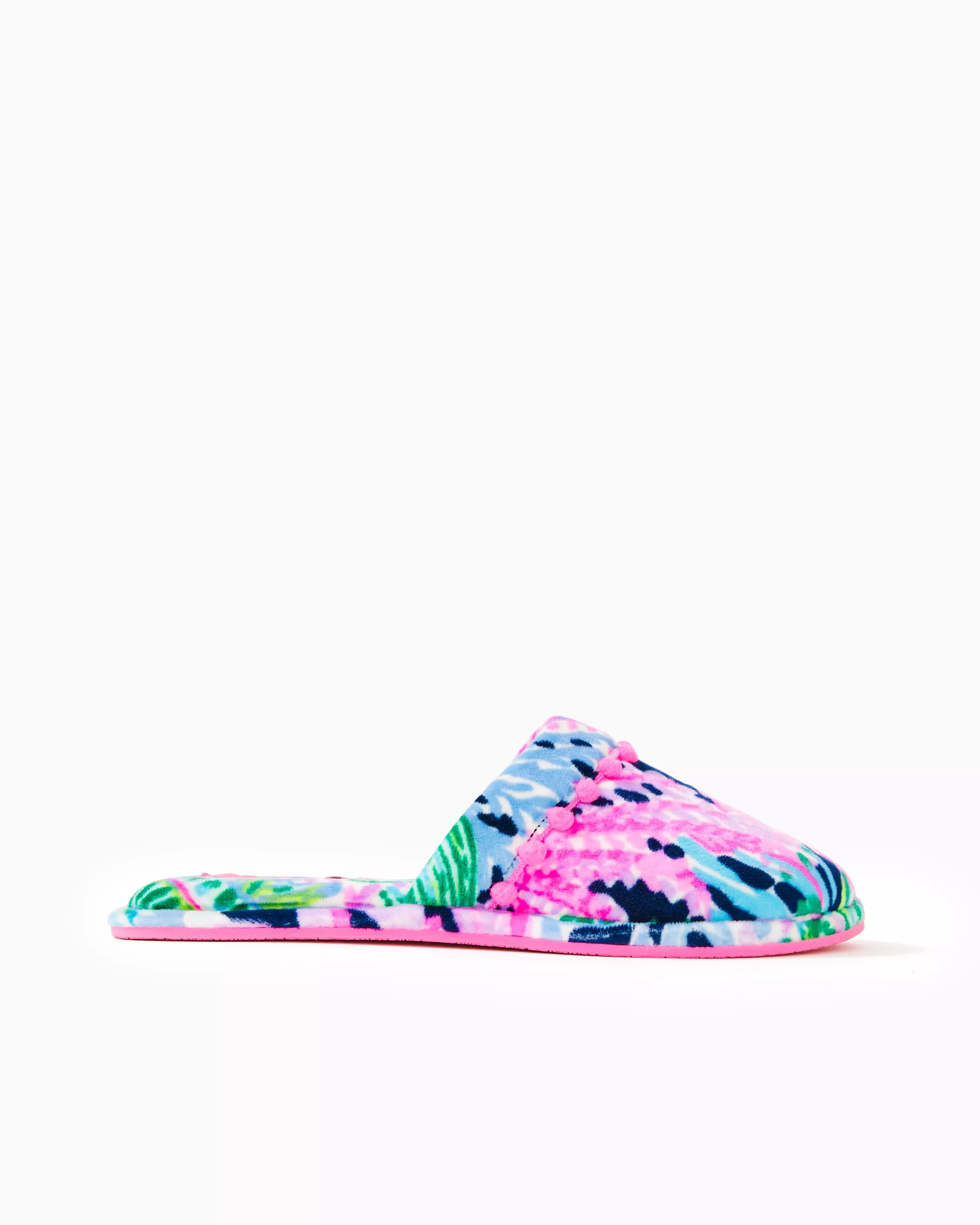 Clara Velour Slippers | Lilly Pulitzer