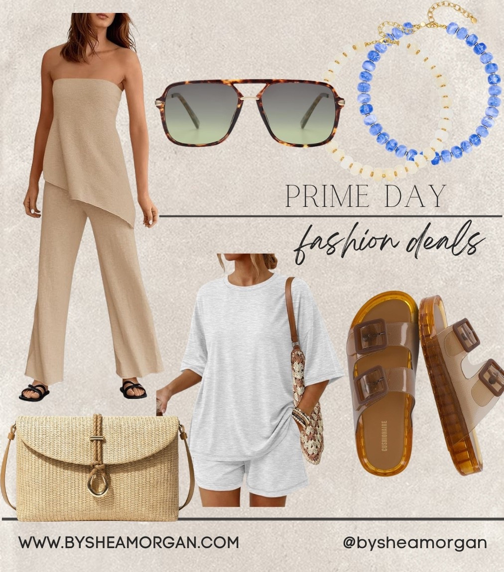 Amazon fashion finds, beaded necklaces, beach bags