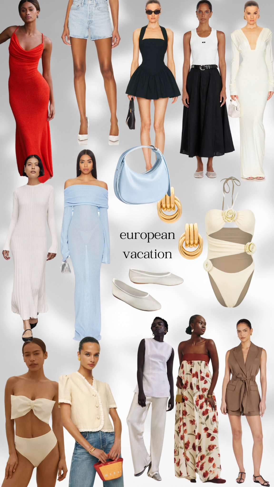 What I would pack if I was going to Europe🧳✈️

#LTKswim #LTKstyletip #LTKtravel