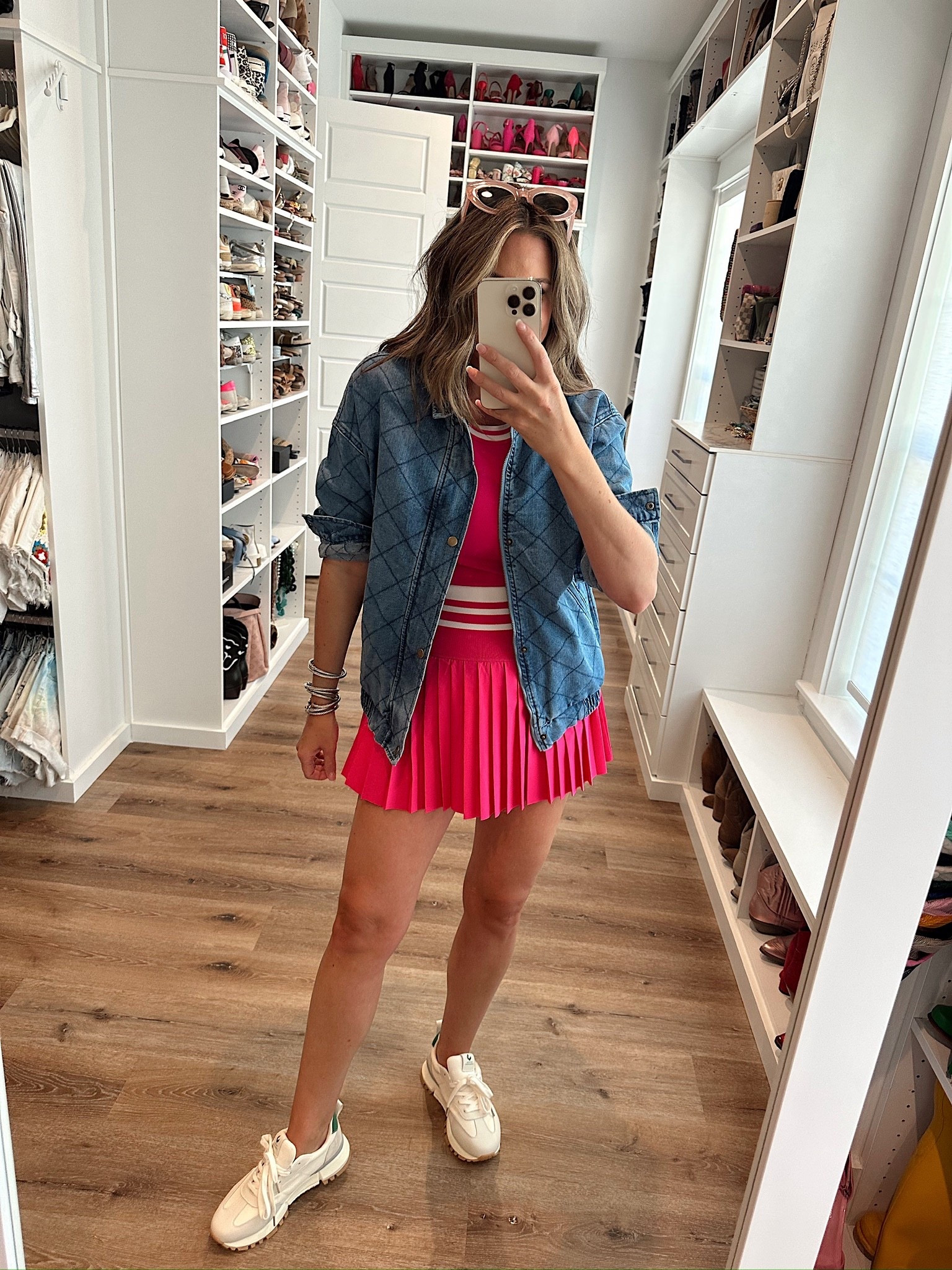 Sporty summer essentials you’ll actually wear on repeat ☀️ Easy, comfortable, and casual Amazon finds that you will keep grabbing for. 

In a small 2 piece set with tennis skirt and top, medium denim jacket, sneakers and accessories - fits tts.

Shop Dandy, Amazon, vacation outfit, travel outfit, athleisure

#LTKActive #LTKFindsUnder50 #LTKStyleTip