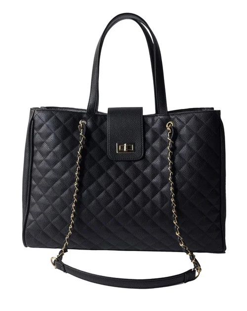 Bhumane Laptop Tote Shoulder Bags (up to 15.6 inch) Water Resistant Quilted Handbag Large Capacit... | Walmart (US)