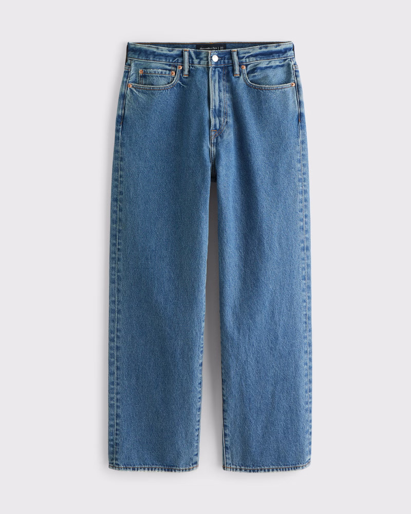 Abercrombie & Fitch Men's Baggy Jean in Medium Wash - Size 38 X 30 | Abercrombie & Fitch (US)