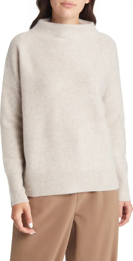 Boiled Cashmere Funnel Neck Pullover | Nordstrom