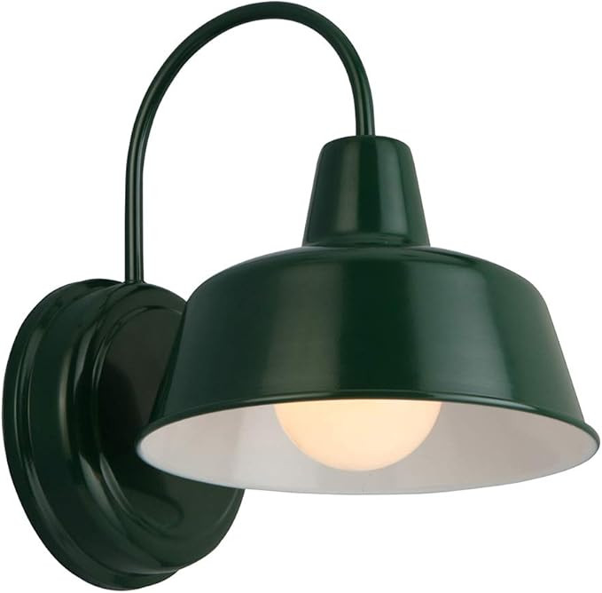 Design House 579342 Mason Industrial Modern 1 Indoor/Outdoor Wall Mount Light with Metal Shade fo... | Amazon (US)
