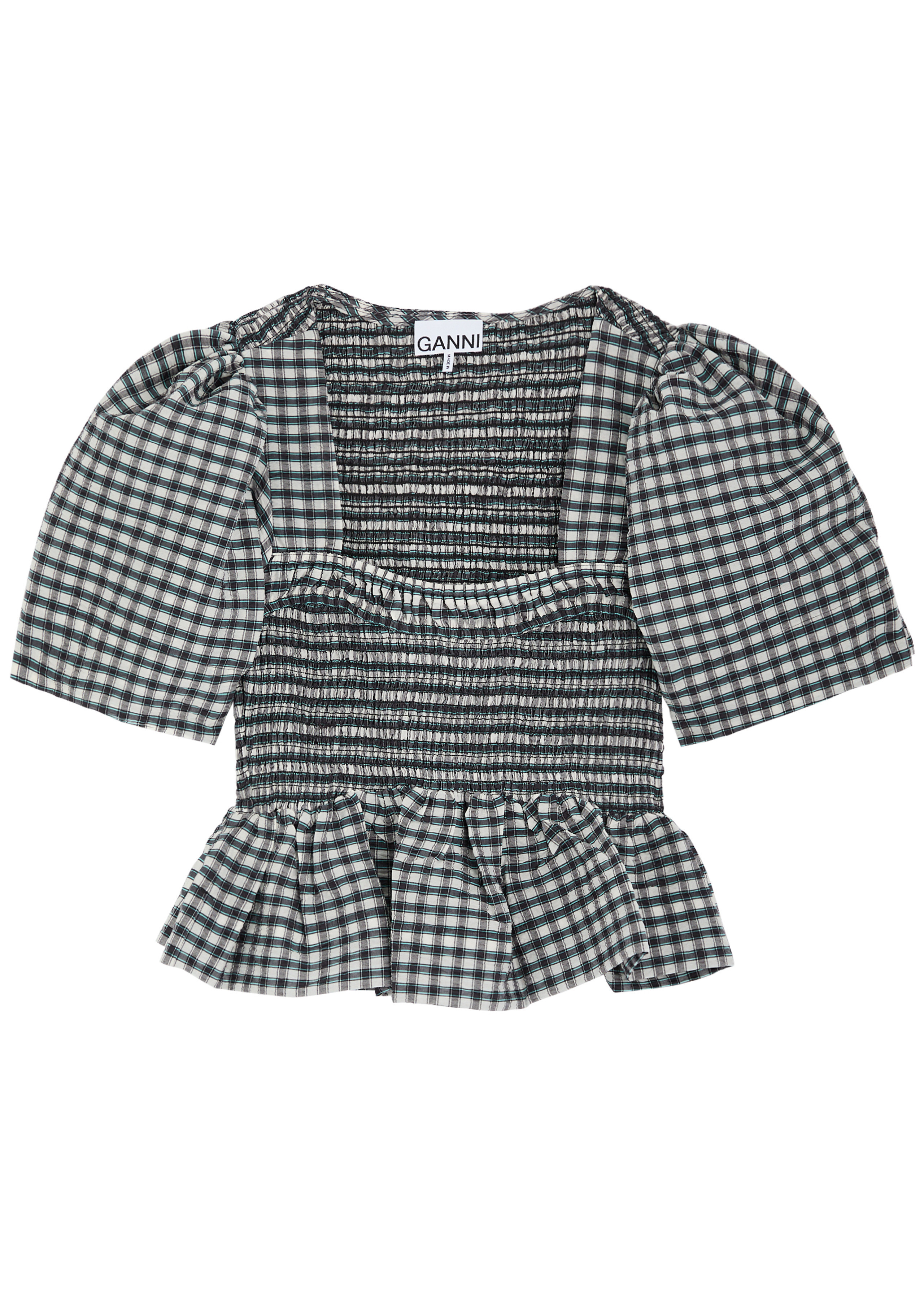 Checked seersucker blouse | Harvey Nichols
