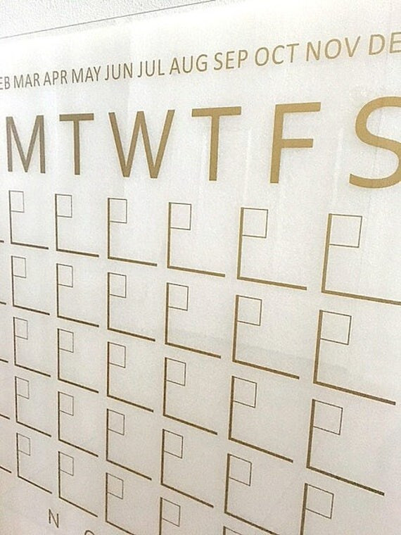Wall Calendar, Acrylic Calendar, Dry Erase Calendar, Acrylic Wall Calendar, Large Wall Calendar | Etsy (US)