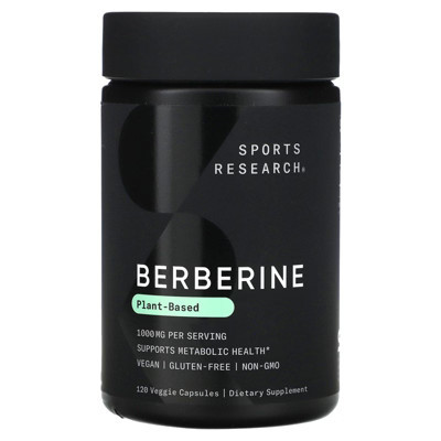 Sports Research Berberine, 120 Veggie Capsules (500 mg per Capsule) | Target