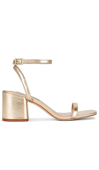 Audrina Sandal in Gold | Revolve Clothing (Global)