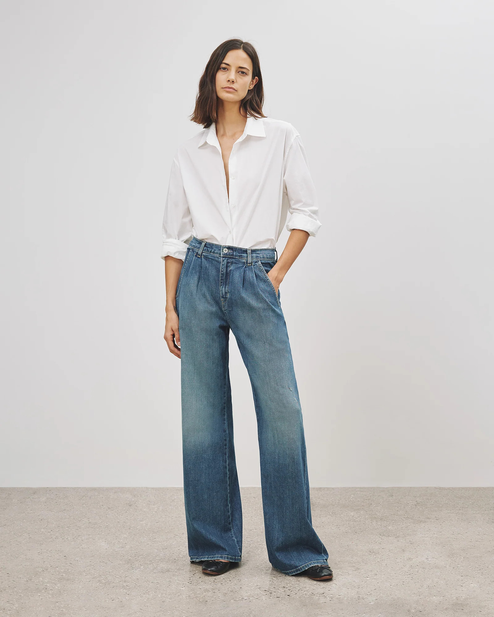 FLORA TROUSER JEAN | Nili Lotan