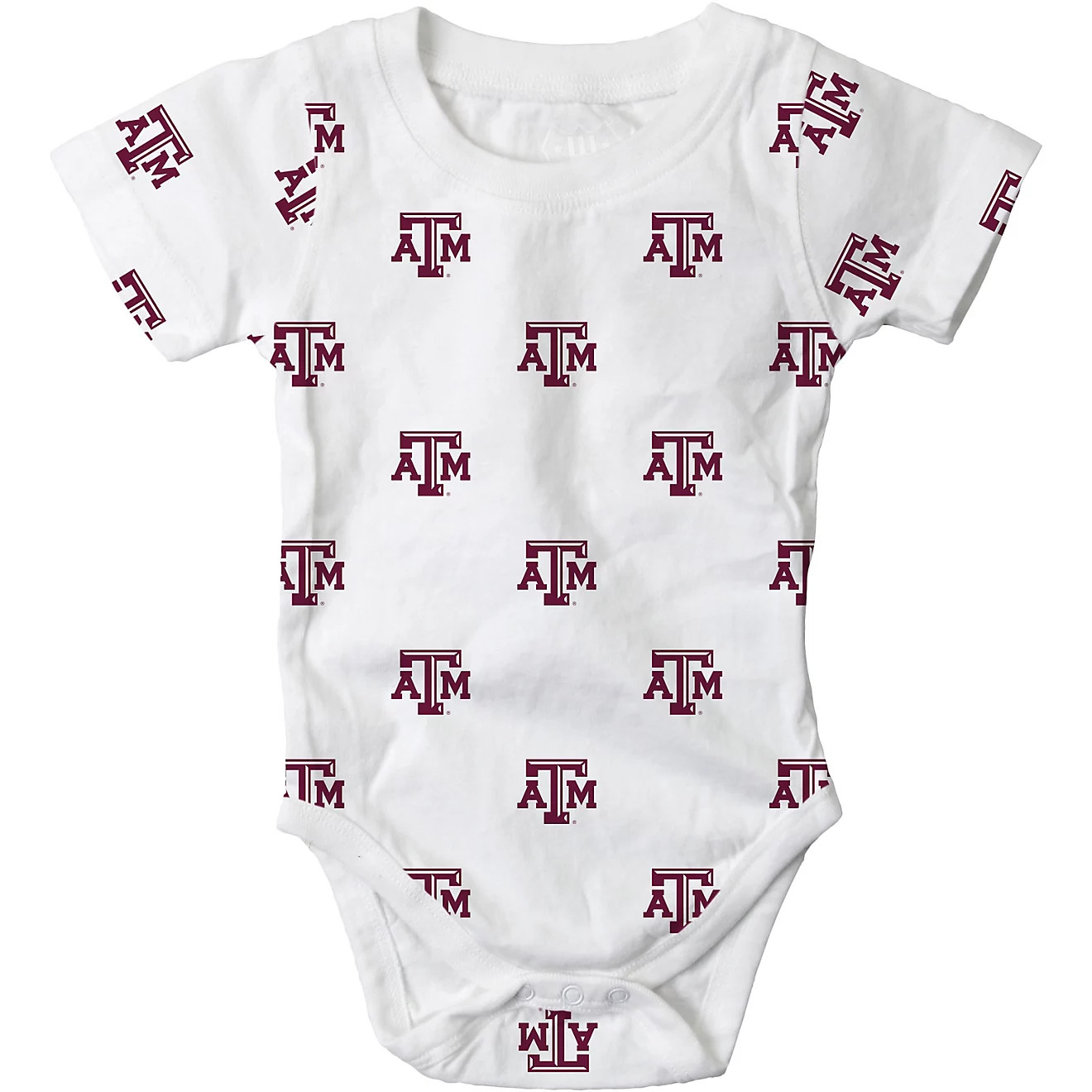 Wes and Willy Infant Boys' Texas A&M University Allover Graphic Creeper | Academy | Academy Sports + Outdoors