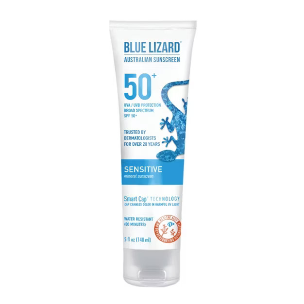 Blue Lizard Sensitive Mineral Sunscreen Lotion - SPF 50+ - 5 fl oz | Target