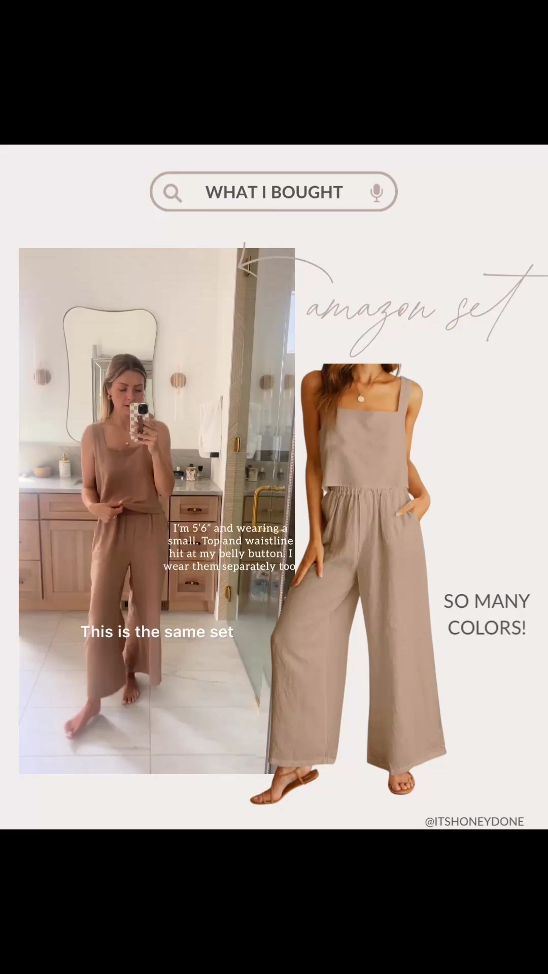 Happy What I Bought Wednesday! I love this set from Amazon so much - timeless, classic, and perfect for the spring/summer months! Linking the colors I have but there are TONS of options! 

#LTKFindsUnder100 #LTKFindsUnder50 #LTKStyleTip