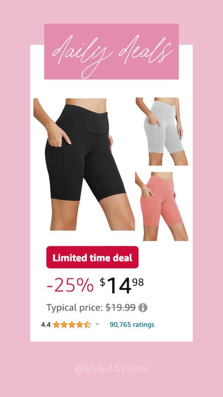 Amazon daily deals!

Amazon daily deals - amazon finds - bike shorts - activewear 

#LTKActive #LTKSaleAlert #LTKSeasonal