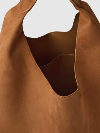 Vegan Suede Slouchy Tote Bag | Gap (CA)