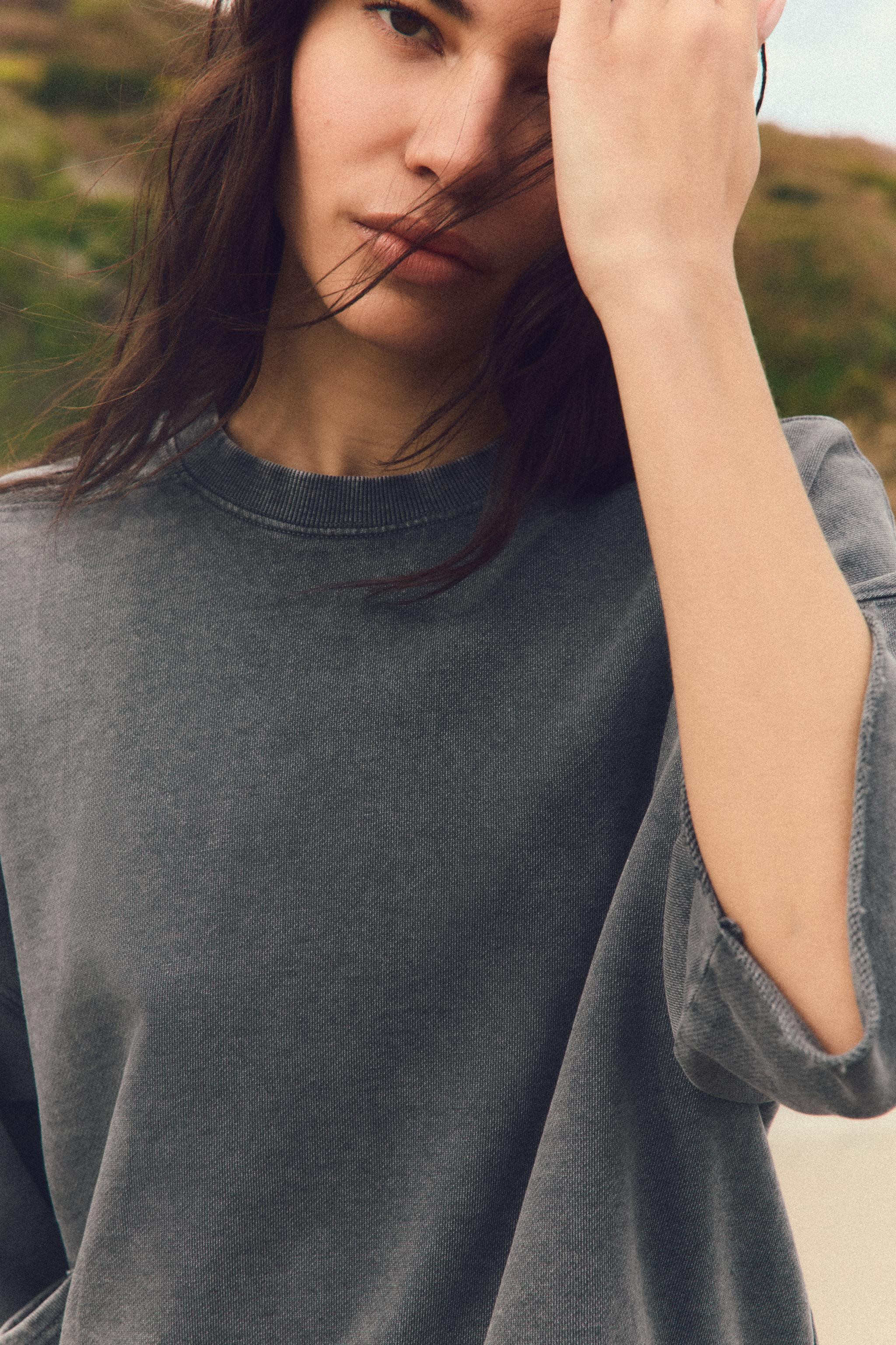 WASHED SWEATSHIRT | Zara US