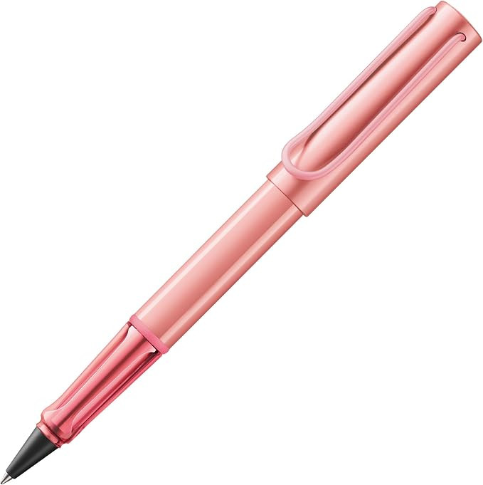 Lamy AL-star flamingo Tintenroller - leichter Stift mit transparenten, ergonomischen Griff & Stri... | Amazon (DE)