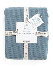 Cotton Waffle Knit Blanket | TJ Maxx