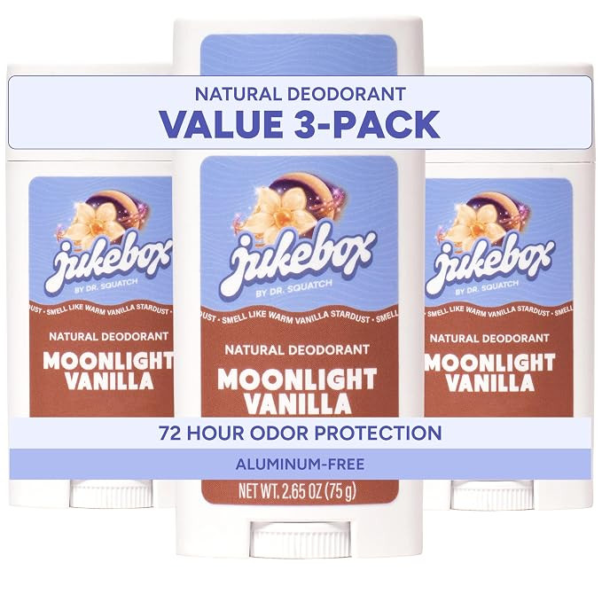 Jukebox Natural Women’s Deodorant, Aluminum Free Deodorant Women (3-Pack) | Natural Deodorant w... | Amazon (US)