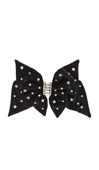 Crest Bow in Black | Revolve Clothing (Global)