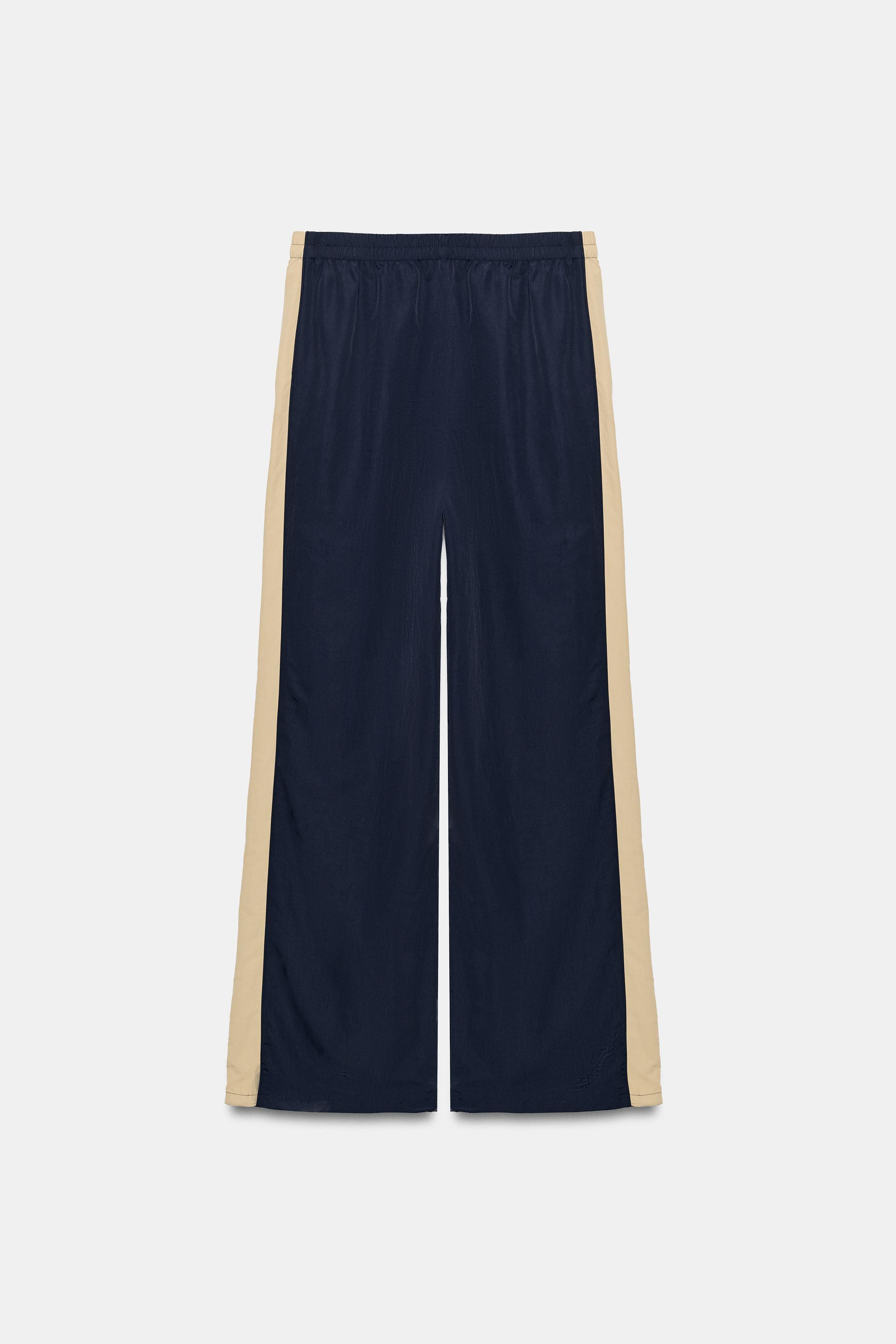 NYLON SIDE STRIPE TROUSERS | Zara US