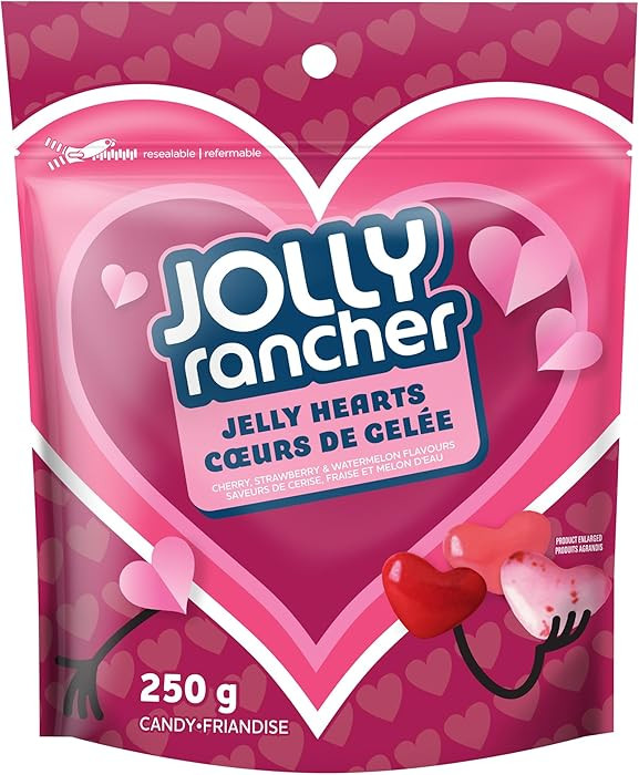 JOLLY RANCHER Jelly Hearts - Cherry, Strawberry & Watermelon Flavors. Valentine's Day Candy Gift,... | Amazon (CA)