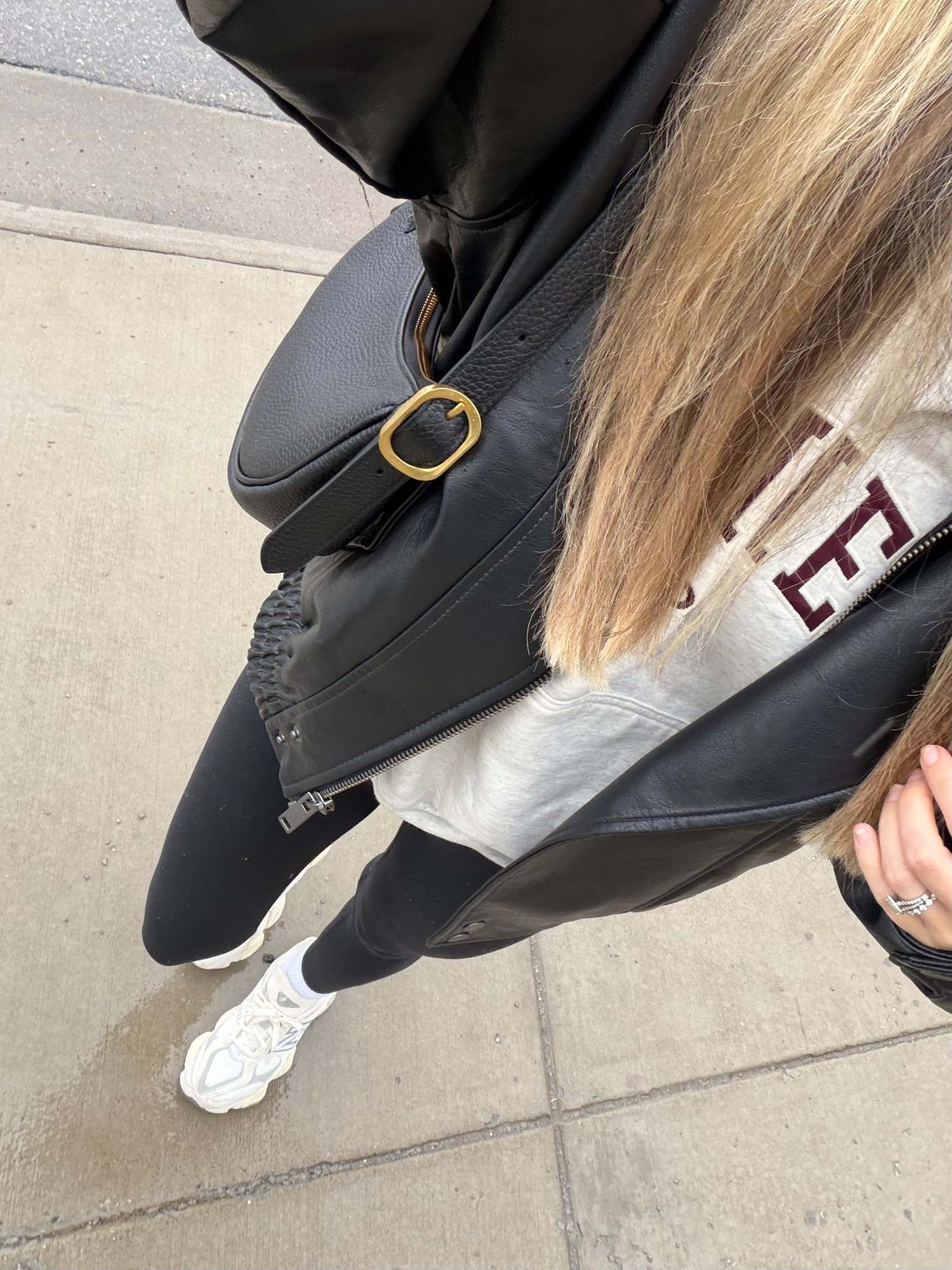 quick ootd on this cold rainy day — jacket has been a best seller and I have it in the tan too! It’s a little edgy, a little chic, and super versatile! Runs slightly oversized so I have on a xxs 

#LTKootd #LTKdayinmylife #LTKmomlife