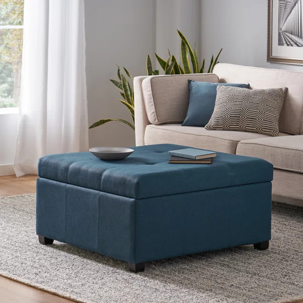 Jamil Upholstered Storage Ottoman | Wayfair North America