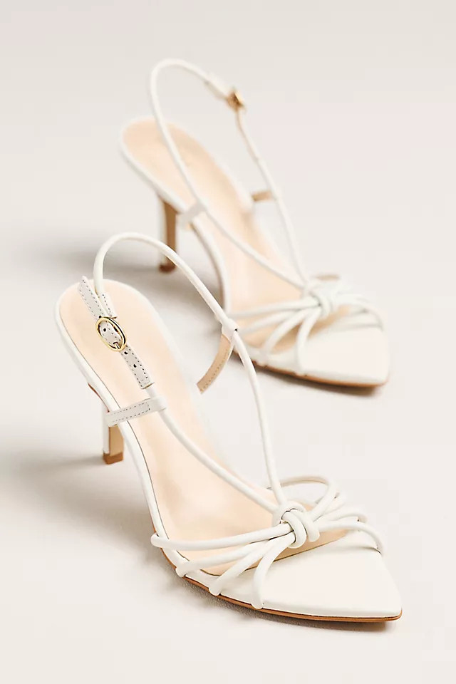 Aleah Strappy Pointed-Toe Heels | Anthropologie (US)