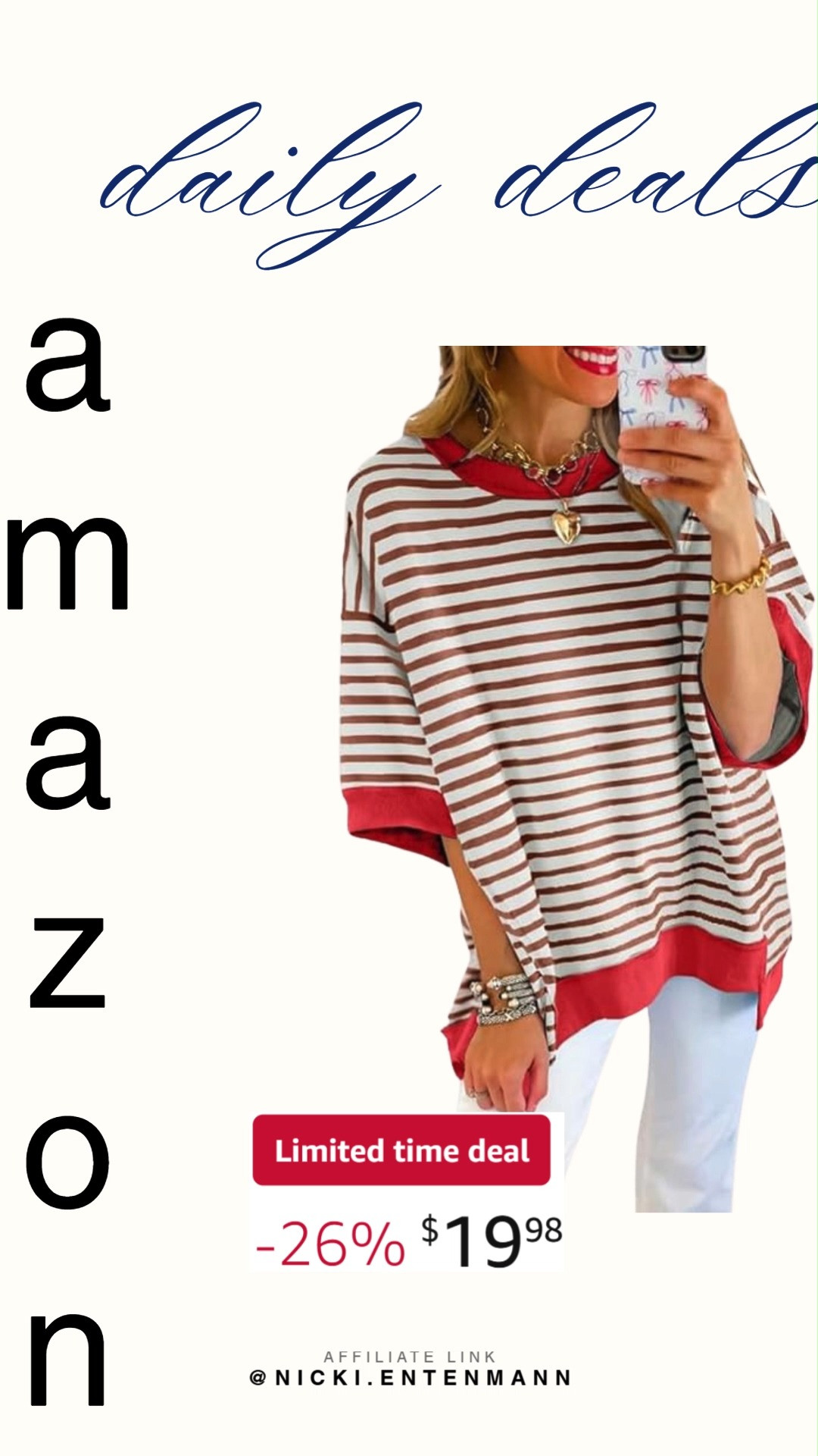 Stay cozy and stylish with Womens Oversized Crewneck Striped Sweatshirt Pullover. Relaxed fit and chic stripes make it perfect for layering or lounging, keeping everyday outfits effortlessly cool and comfortable today. #oversizedtop #stripedsweatshirt #pulloverstyle #casualoutfit #streetstyle #everydayfashion #capsulewardrobe #stylefinds #modernliving #shoppinghaul 👕💫👜 

 #LTKdayinmylife #LTKootd #LTKSaleAlert