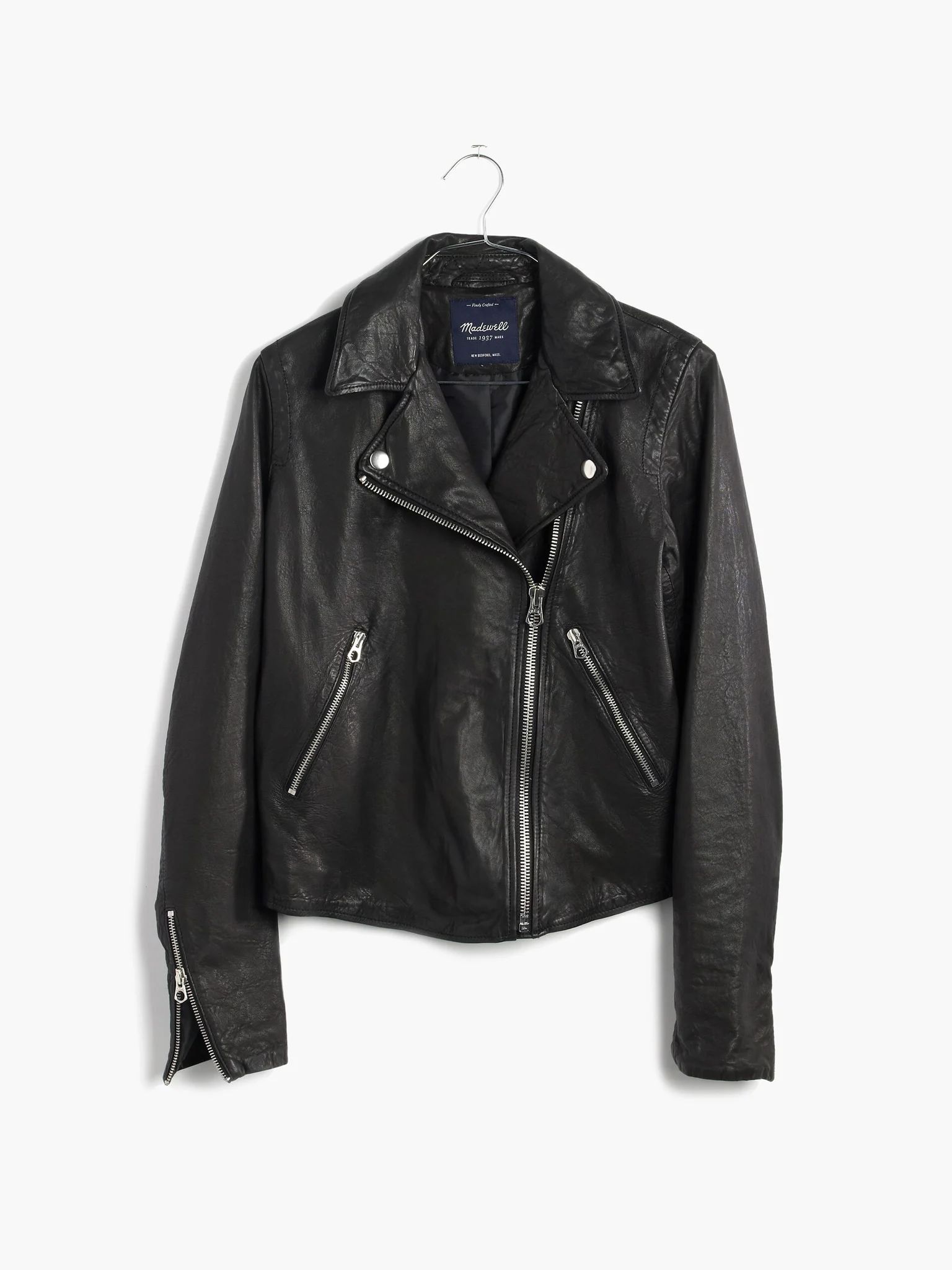 Madewell Washed Leather Moto Jacket | Verishop