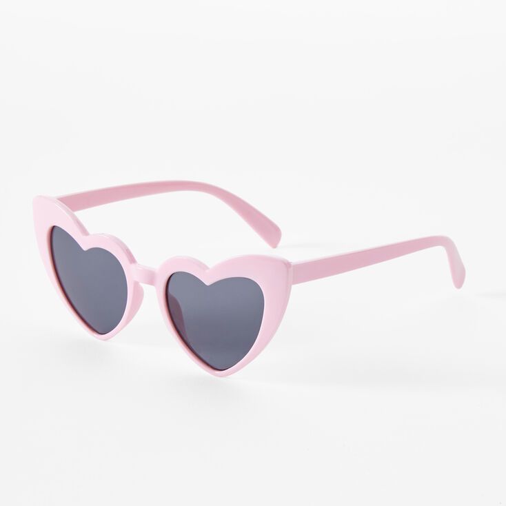 Claire's Club Heart Sunglasses -  Pink | Claire's (US)