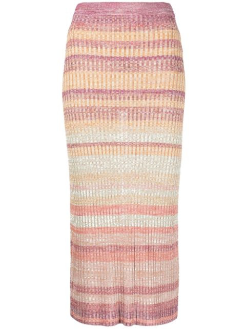 Dancer striped midi skirt | Farfetch (RoW)