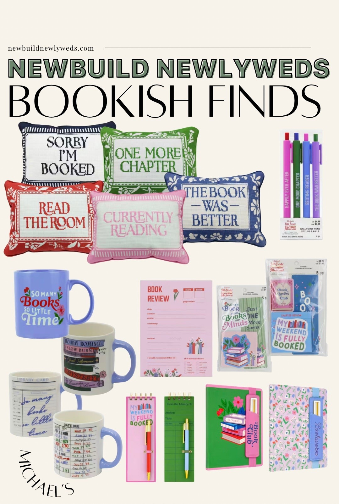 Michael’s just released so many cute bookish items! The pillows are sooo good! 😍📚

#LTKHome #LTKmorningroutine #LTKselfcare