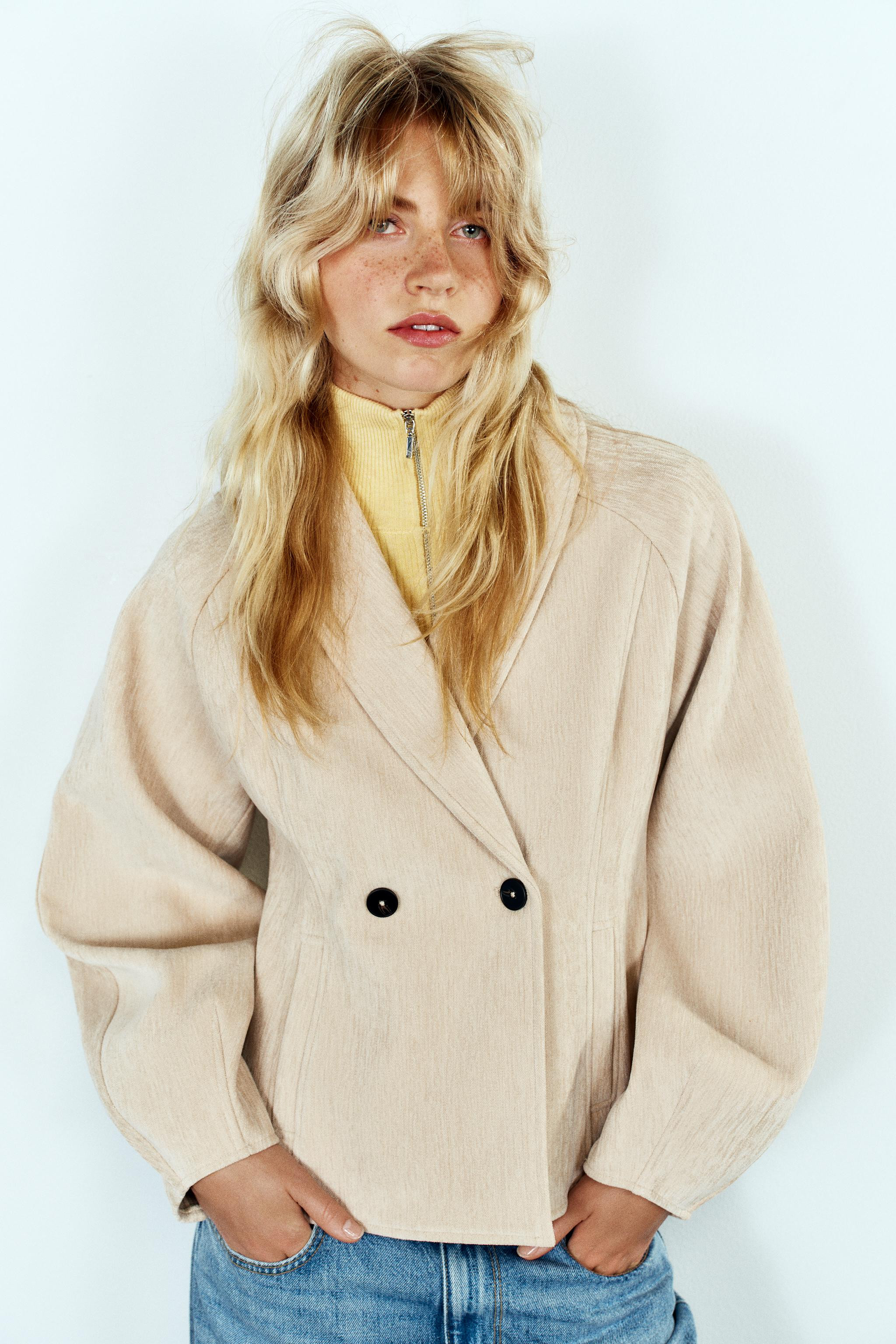 FITTED DOUBLE-BREASTED JACKET | Zara Canada