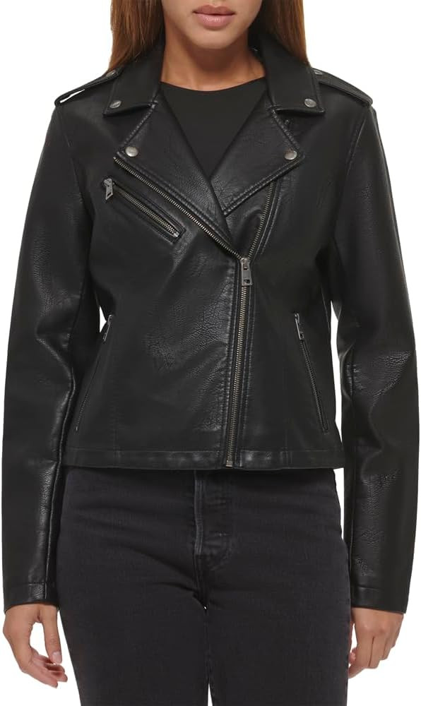 Levi's® Classic Asymmetrical Faux Leather Motorcycle Jacket | Amazon (US)