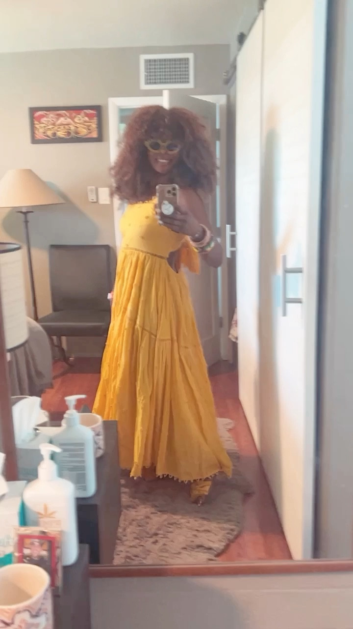 Spring Dress 
Decided to go full yellow monochrome with this one! Love the open back & laser cuts around the mod rift but the bow detailing on the back was what did it for me!
Nipple covers are a must with this yellow saucy number 

#LTKFind #LTKstyletip #LTKunder100