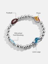 NFL Pisa Charm Bracelet - Detroit Lions | BaubleBar