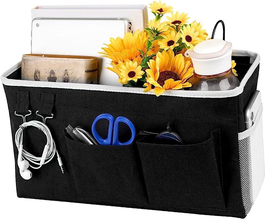 Loghot Bedside Caddy/Bedside Storage Bag Hanging Organizer for Bunk and Hospital Beds,Dorm Rooms ... | Amazon (US)